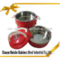 Stainless steel heated lunch boxes